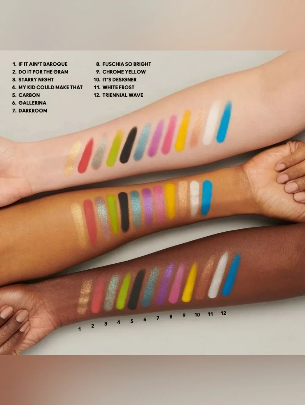 Mac Connect In Color Hi-Fi Color Eyeshadow Palette Brand New In Box Brights